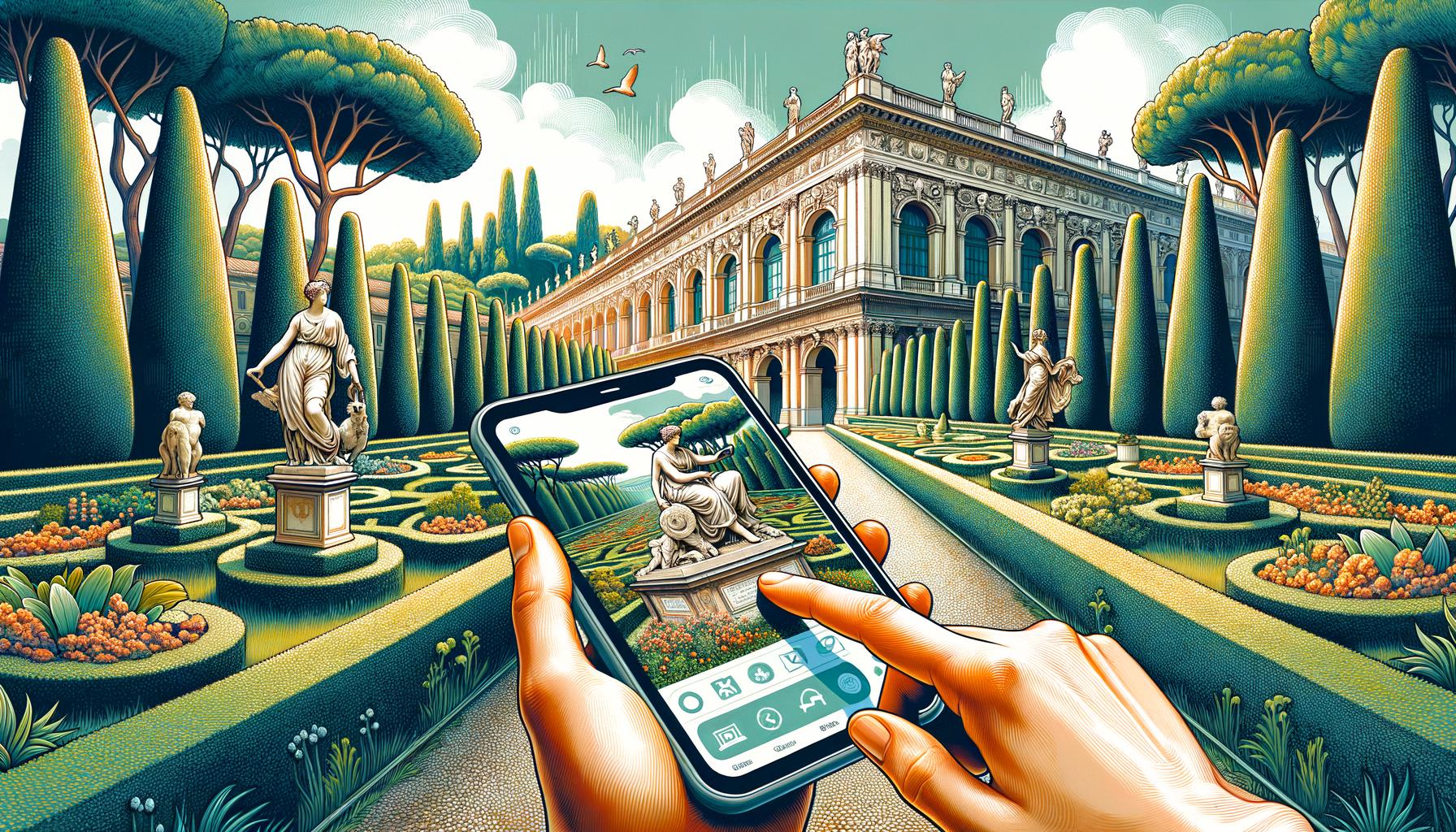 Explore Galleria Borghese and Villa Borghese Gardens with Rome Walks App