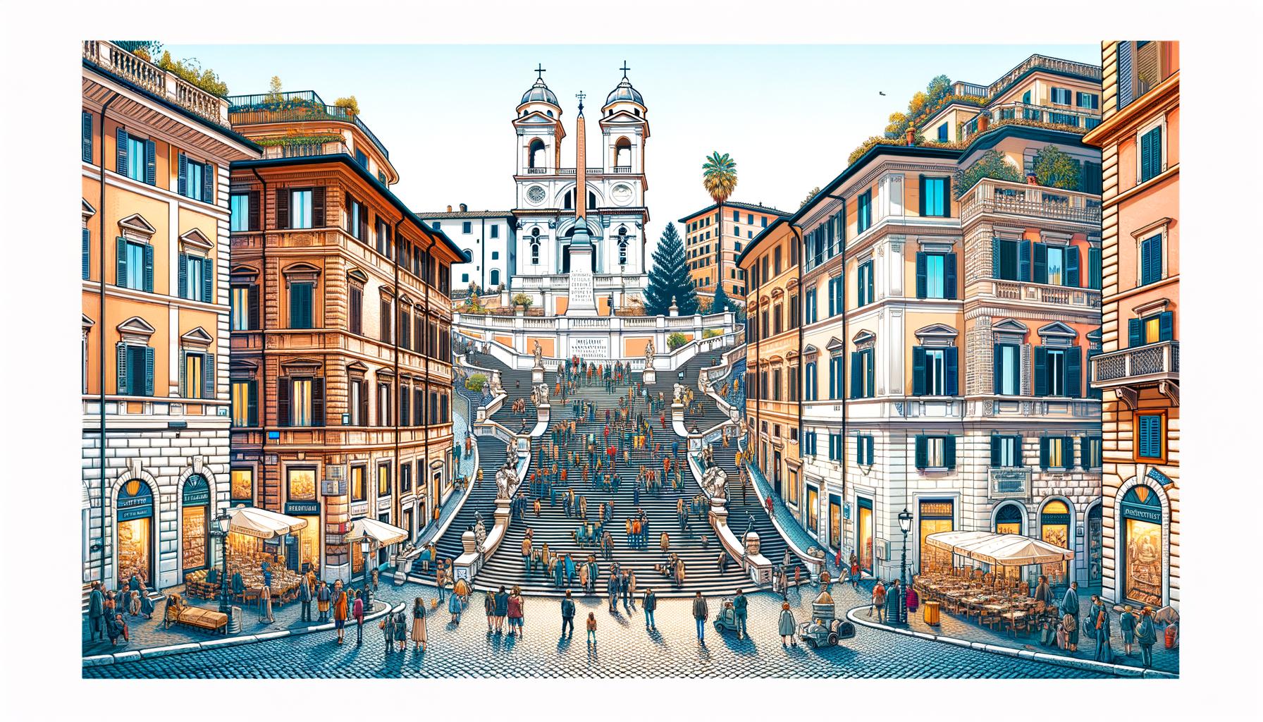 Exploring the Spanish Steps in Rome