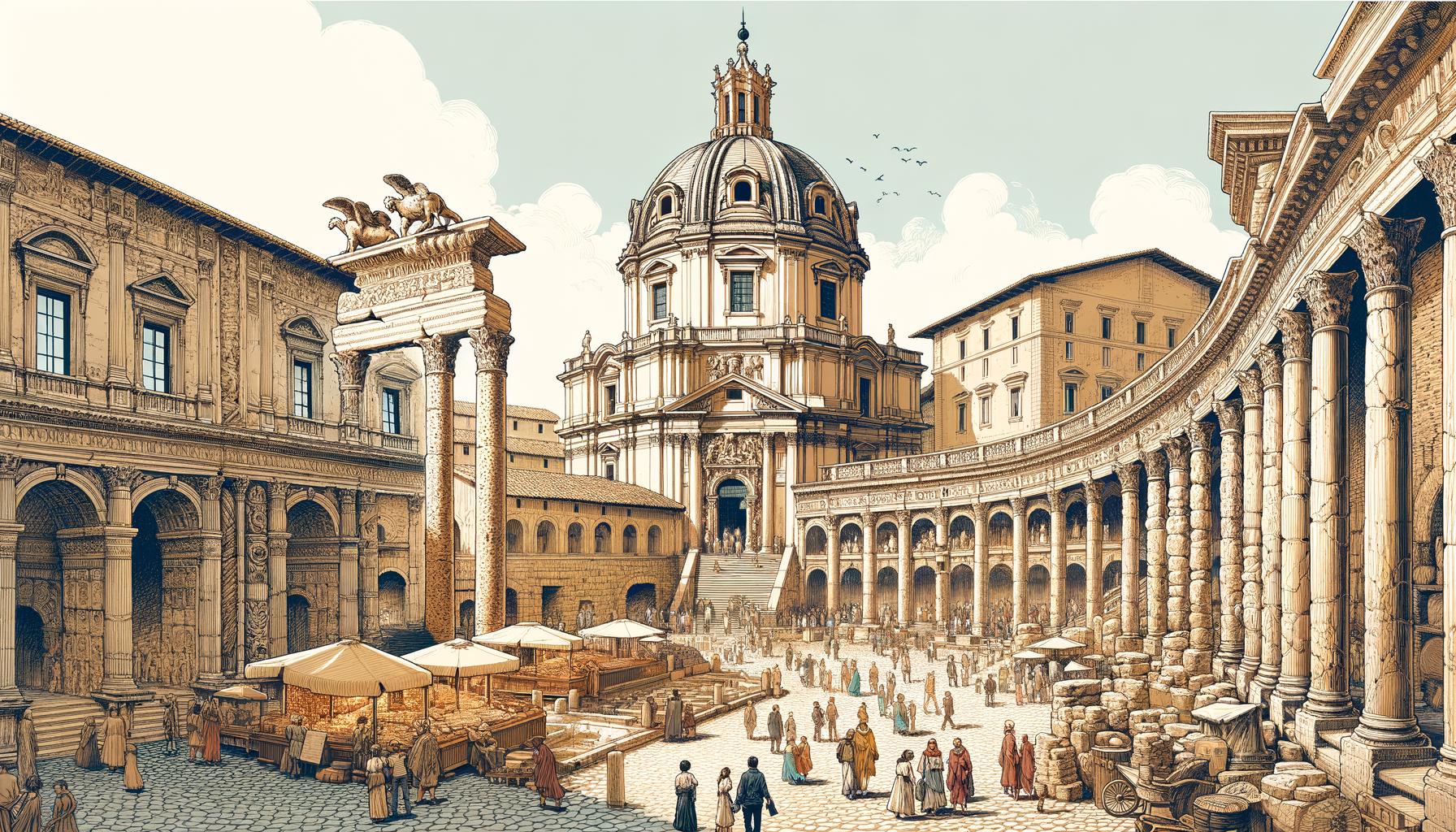 Exploring Trajan's Market and Museum of the Imperial Forums in Rome