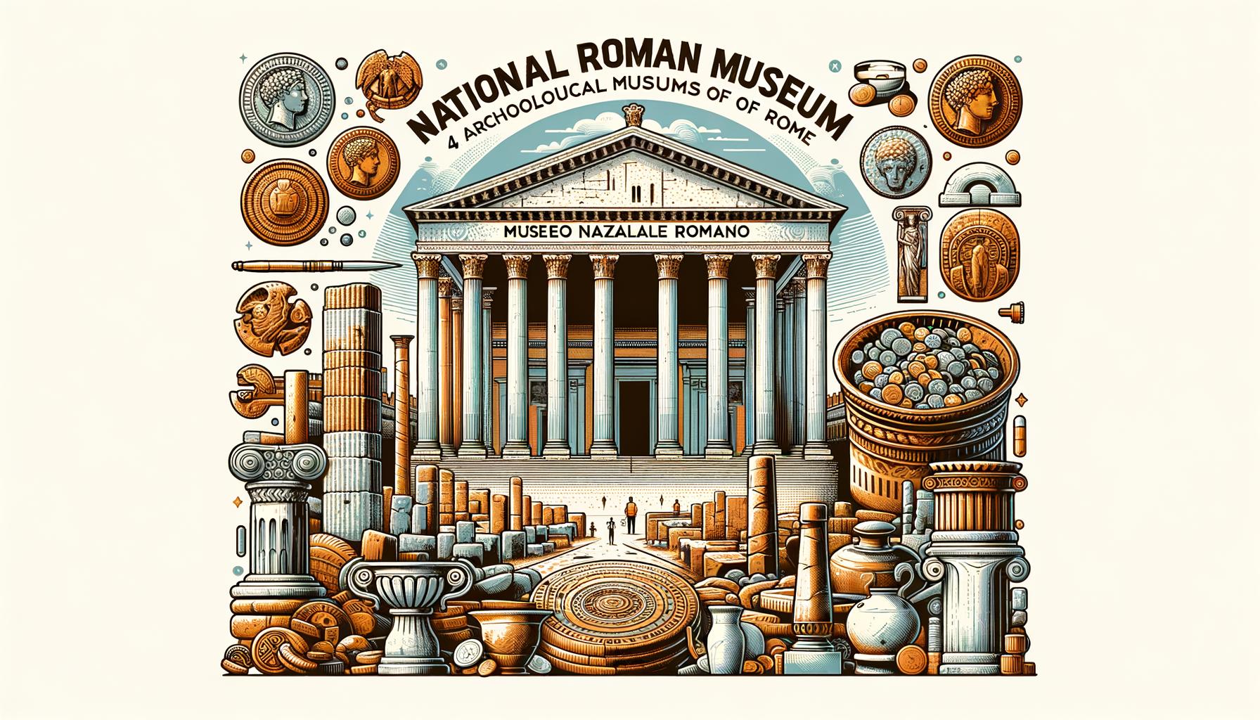 National Roman Museum Museo Nazionale Romano: 4 Archaeological Museums of Rome