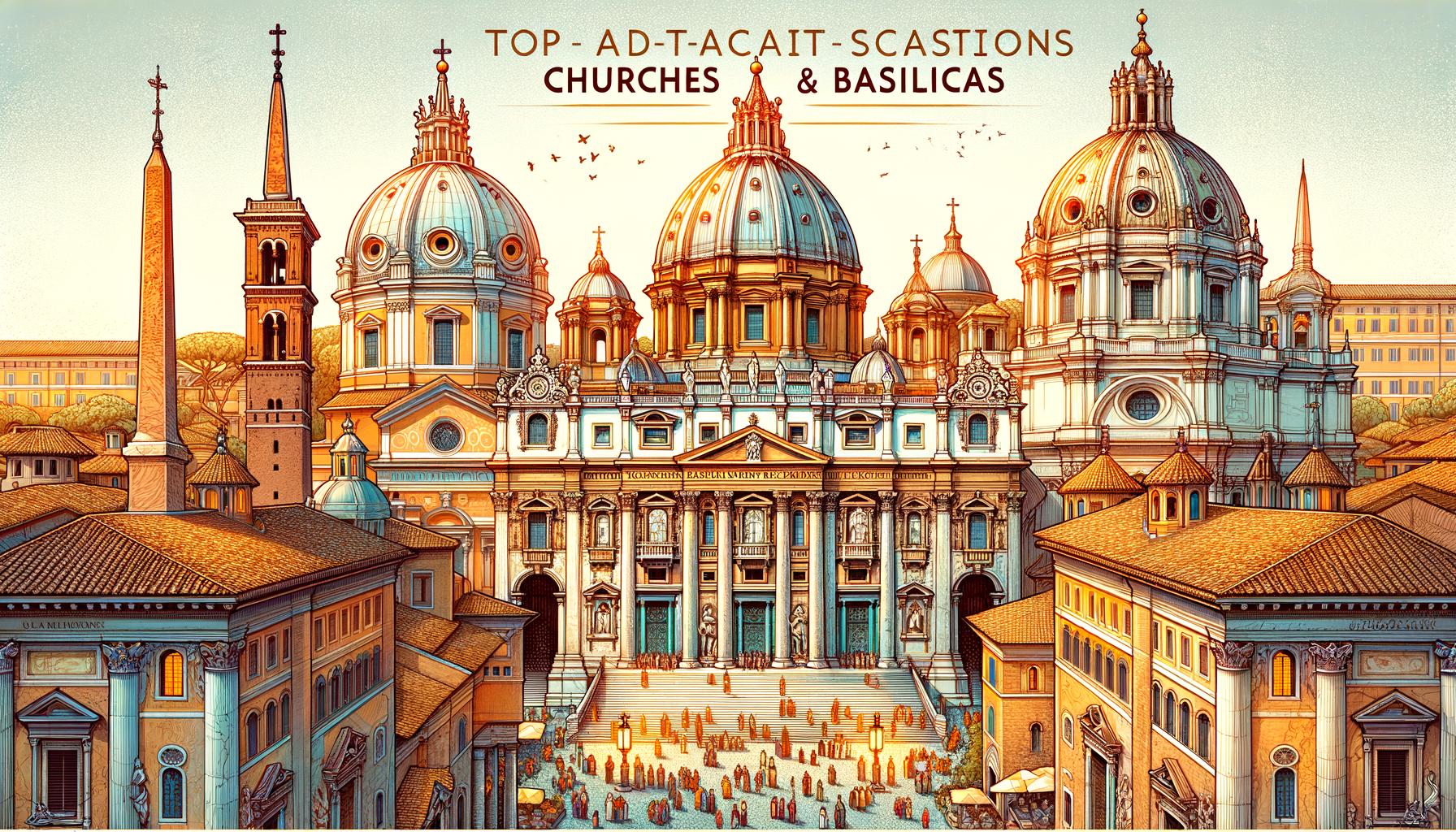 Top attractions churches and basilicas