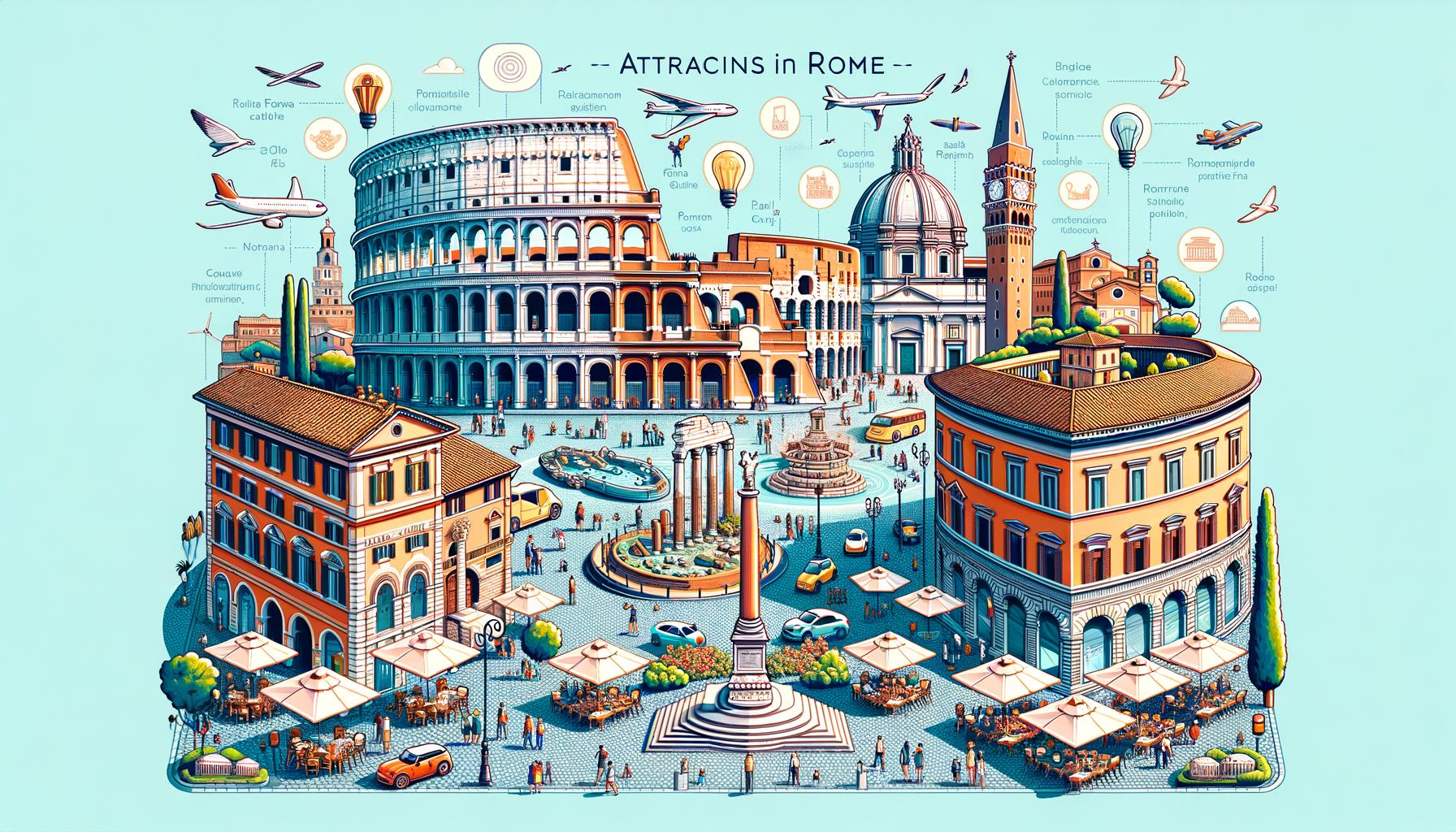 Top attractions in Rome