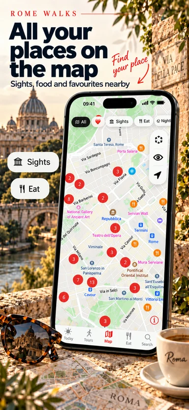 Rome Walks — Map