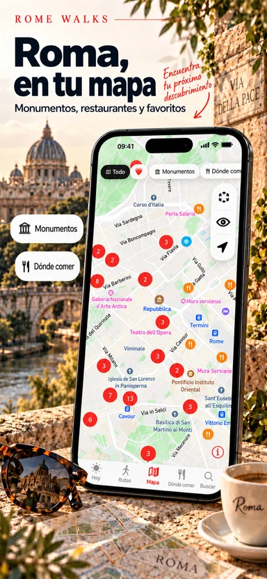 Rome Walks — Mapa