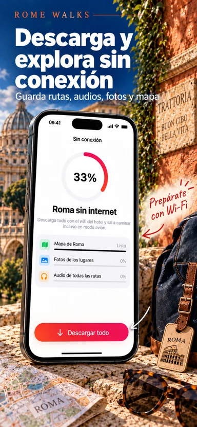 Rome Walks — Sin conexión