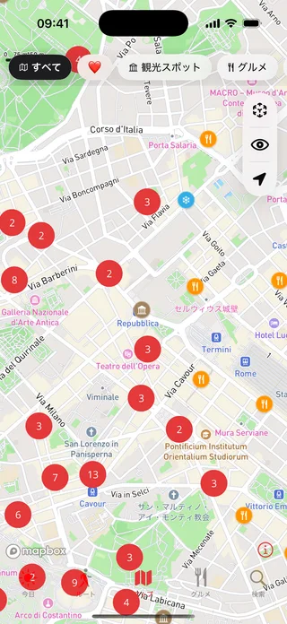 Rome Walks — 地図