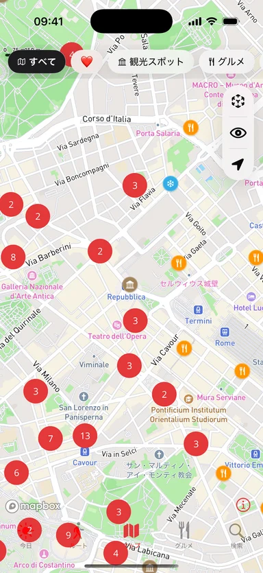 Rome Walks — 地図