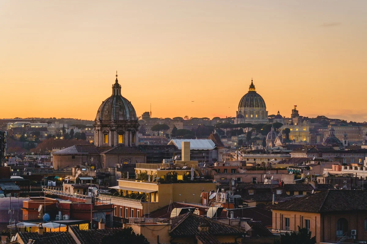 Rome in the evening light