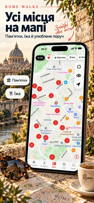Rome Walks — Мапа